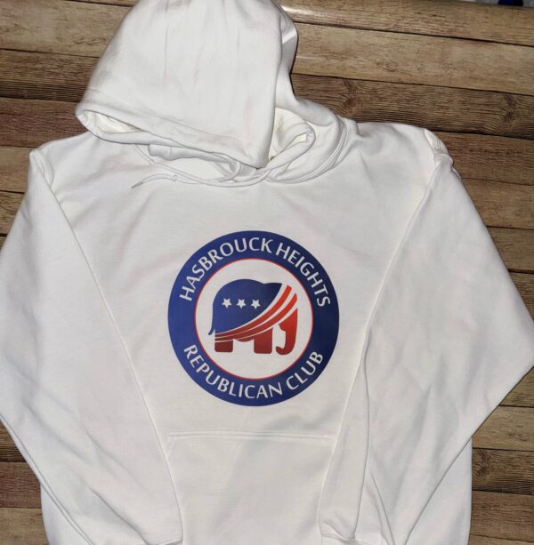 Hasbrouck Heights Republican Party White Hoodie Sweater