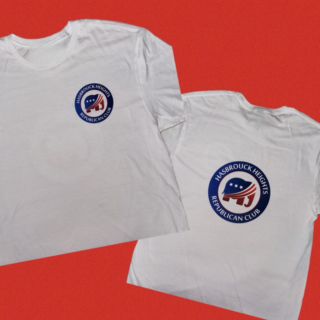 Hasbrouck Heights Republican Party White Short Sleeves T-Shirt